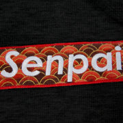 Senpai Embroidered Box Logo Hoodie Charcoal