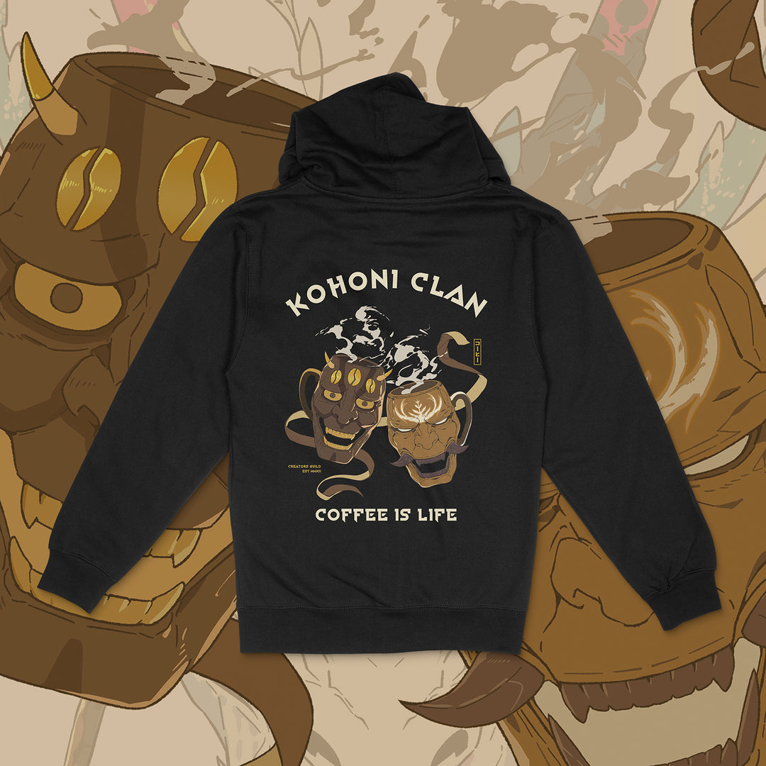 Kohoni // Coffee Clan on sale - Zip Up Hoodie