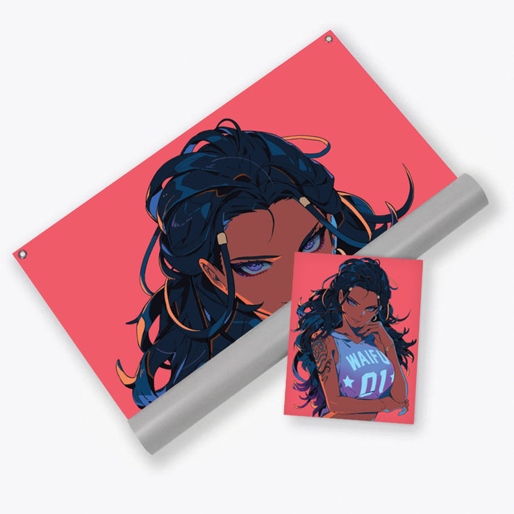 Water Babe - Print/Wall Banner